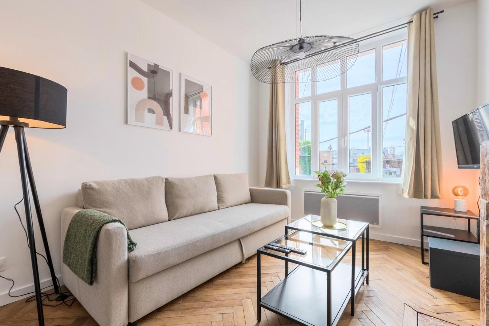 Charming Through-Apartment Renovated And Equipped! Marcq-en-Baroeul Eksteriør billede